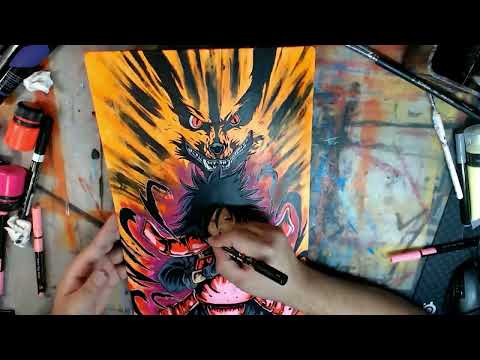 Madara Uchiha Custom Ps5 Painting Sony Ps5