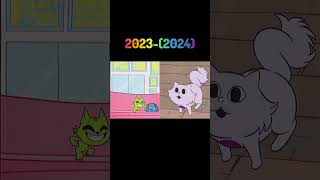 la evolución de cartoon network #2015 #2017 #2023 #2024 #ripcartoonnetwork