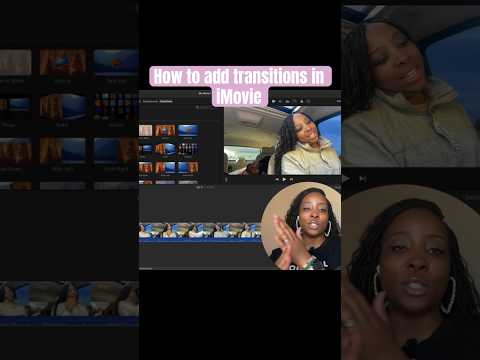 Transitions in iMovie #contentcreatortips #videoeditingtutorial #videoeditingtips #howedit #imovie