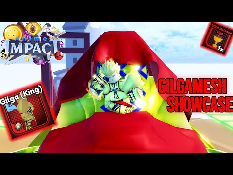 Showcasing The New Secret GILGAMESH Unit In Anime Impact Update 0.5...(Roblox)