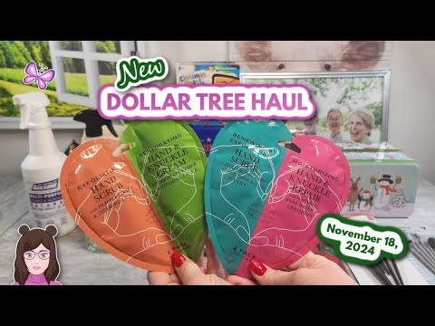 Fun NEW DOLLAR TREE HAUL!  Great Finds!! November 18, 2024