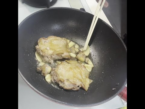 麻油雞飯(隔夜飯版) #麻油雞 #麻油雞飯 #雞腿