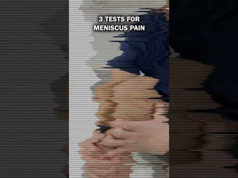 3 Tests For Meniscus Tear!