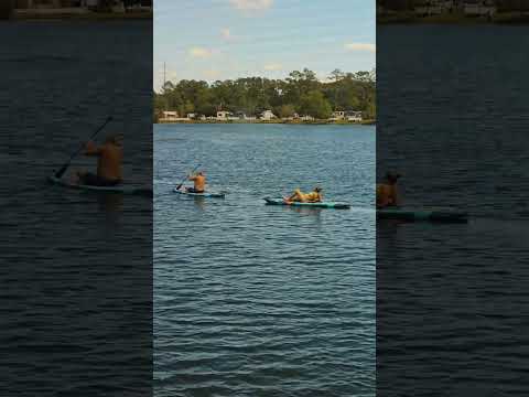 They have it all figured out! #paddleboarding #florida #rvresort