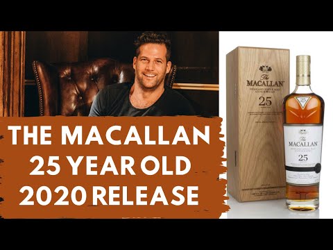 The Macallan 25 Year Old Sherry Oak (2020 Release) REVIEW AND TASTING Single malt Scotch whisky