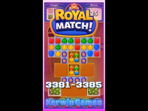 Royal Match Level 3381 3382 3383 3384 3385 - No Boosters Gameplay