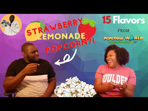 Strawberry Lemonade Popcorn?! - SCIENTISTS TRY 15 WILD flavors of POPCORN (Part 1)