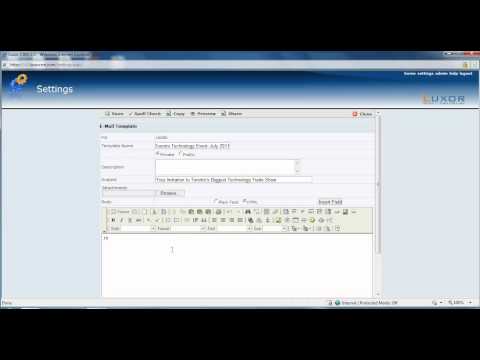 CRM Demo- Mass Mail Merges