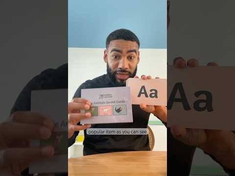 Best phonics-based alphabet flashcards for kids! #shorts