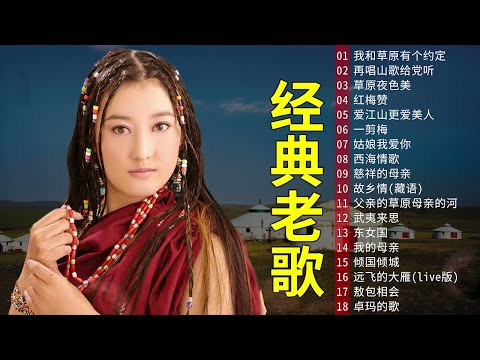 【经典老歌】女中音降央卓玛所有歌《红梅赞／西海情歌／一剪梅／草原夜色美／花开在眼前》放歌中国之最美女中音—降央卓玛－The old Tibetan Chinese songs