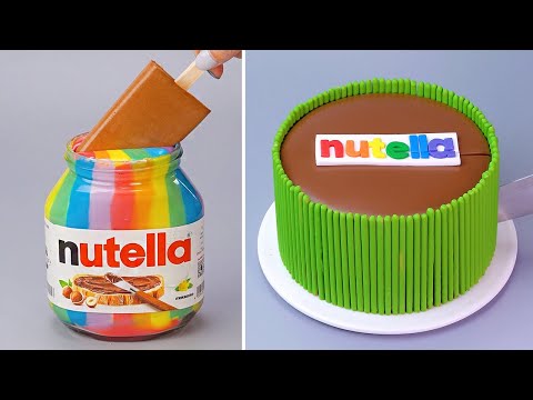 NUTELLA Chocolate Cakes Are Very Creative And Tasty | Perfect Chocolate Cake Tutorial | Tasty Plus