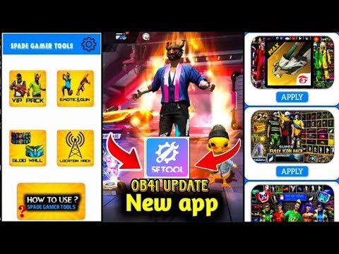 How To Use (OB-41⚡️UPDATE & Remove) SF Tools Vip App ✓ Free Fire🔥| Free😱 All Bundle & Emote 2023