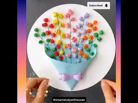 Beautiful flowers bouquet 💐🎉|Boost your sensory skills 🌈🥳#shorts #short #trending #viral #shortsfeed