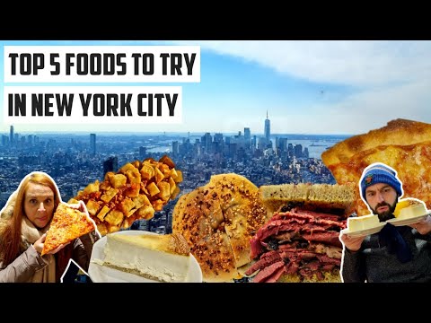 MUST Try Foods In New York - The WORLD Famous Katz's Deli,Juniors Cheesecake,Bagels,Pizza & Hotdogs!