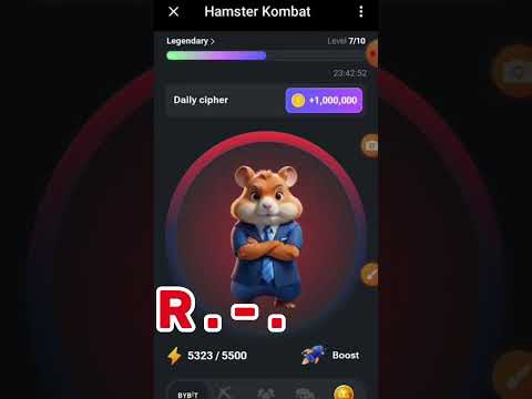 Daily cipher code 30 June #hamsterkombat #ciphercodes #hamsters