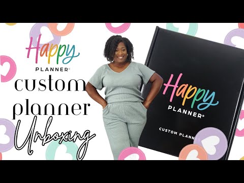 My 2025 Happy Planner Custom Planner Has Arrived!| Unboxing & Planner Setup With Me