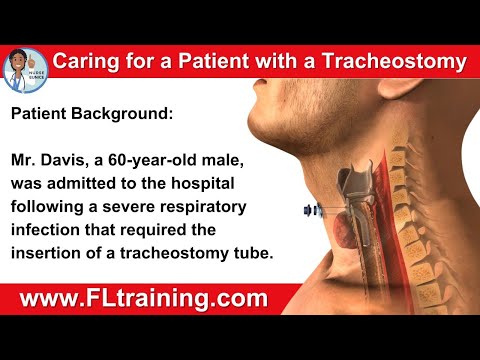 CNA & PCT Practice Test: Caring for a Patient with a Tracheostomy