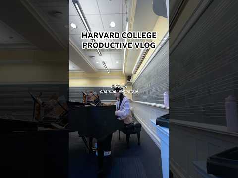 HARVARD PRODUCTIVE DAY VLOG ✨ #college #dayinmylife #vlog #productive #harvard #productivity #vlogs