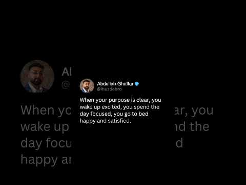 Clarity of purpose transforms your day—wake up energized, stay focused, and end your day fulfilled.