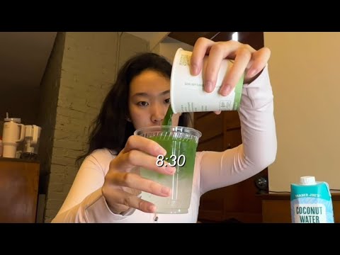 6:30am asmr productive harvard college morning routine