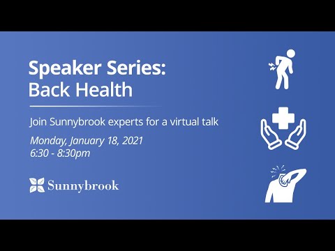 Speaker Series: Back Health