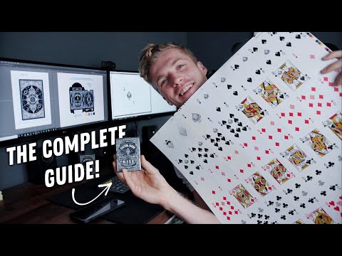 How to MAKE YOUR OWN CUSTOM DECK of Playing Cards!! // Tutorial