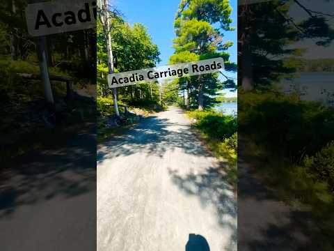 Acadia’s Carriage Roads #nationalparks #bicycle #cycling #maine #travel #acadia #outdoors #ytshorts