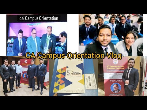 My first Vlog after becoming CA Campus Placement Orientation day | Nov22 CA Qualified | CA Life