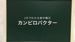 2分でわかる食中毒②カンピロバクター