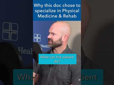 Why this doc chose to specialize in Physical Medicine and Rehab #shorts