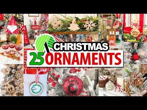 25 *BEST* DIY Christmas Ornaments! EASY + Beginner Friendly! Dollar Tree Christmas 2024