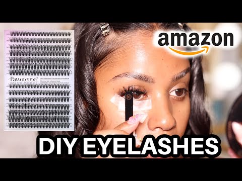 DIY Lash Extensions At Home AMAZON INDIVIDUAL LASH EXTENSIONS TUTORIAL