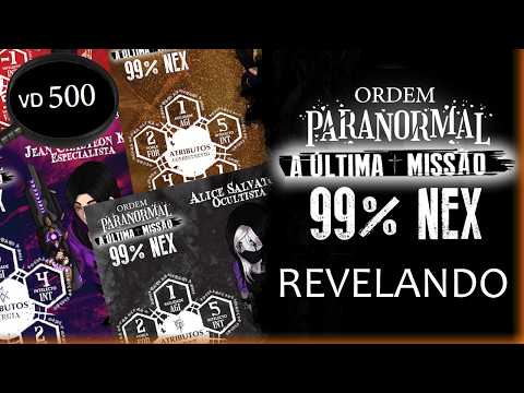 Falando sobre minha campanha 99% NEX - ORDEM PARANORMAL - @DadosMagicosRPG