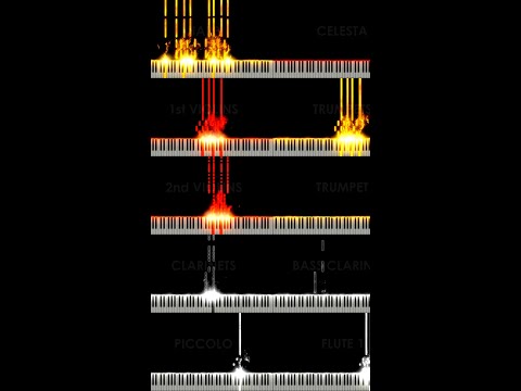 Ravel - Bolero | Classical Music Visualized #shorts #bolero #classical