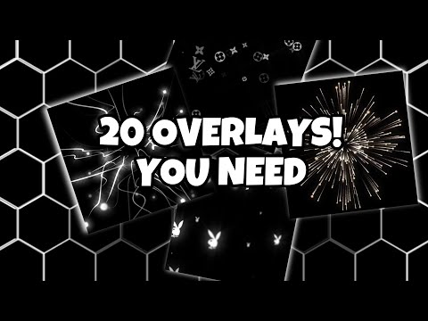 20 popular overlays for edits