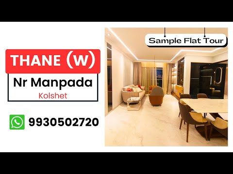 3 BHK @1.49 Cr* Near Manpada Thane (W) with Balcony | Luxurious Project