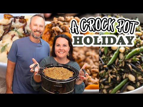 Easy Crock Pot HOLIDAY Side Dishes - 3 Delicious Thanksgiving and Christmas Recipes!