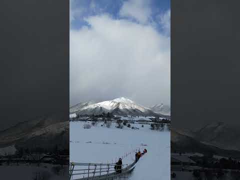 snowtube in japan