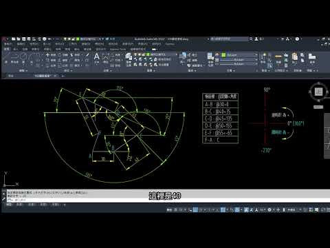 AutoCAD 極座標 介紹