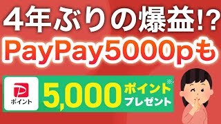 100円かからずにPayPay5000p貰える隠れキャンペーン‼︎