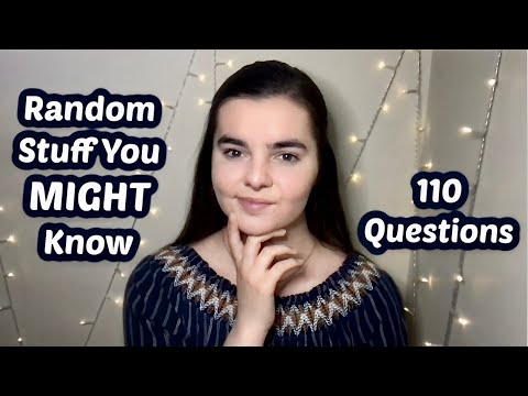 ASMR Whispering 1 Hour of General Knowledge Trivia Questions | SUPER Random