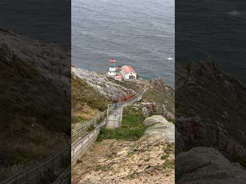 The Point Reyes Lighthouse is at the western-most tip of the Point Reyes Peninsula in California!