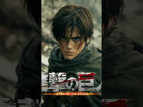 Attack on titan live action, AI concept, #attackontitanedit #aot #shingekinokyojin  #snk #eren #levi