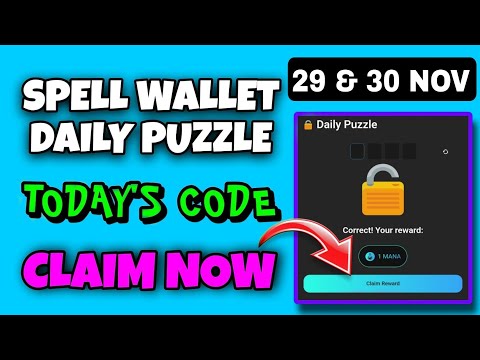 Spell Wallet Daily Puzzle Today 28 November | Spell Wallet Today Puzzle | Spell Wallet Secret Code