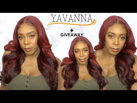 Outre Color Bomb Synthetic Hair HD Lace Front Wig - YAVANNA +GIVEAWAY --/WIGTYPES.COM