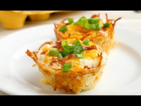 Hash Brown Egg Nests