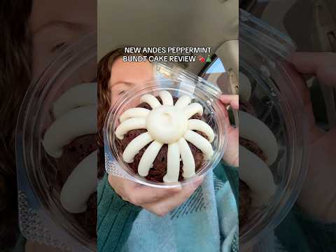 trying andes new peppermint chocolate nothing bundt cakes?! 🎄🍫 #christmas #dessert #fastfood