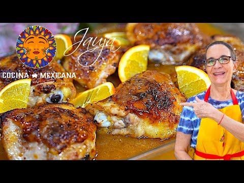 El Mejor Pollo Doradito a la Naranja para las Fiestas