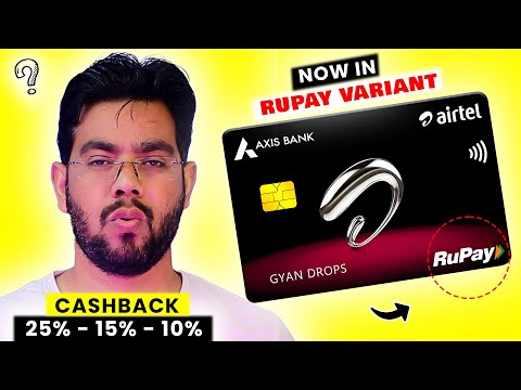 Airtel Axis Bank RuPay Credit Card Launched! | Get 25% Cashback with UPI Payments😍