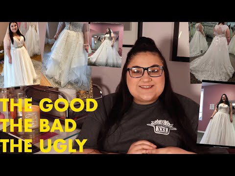 Rating The Wedding Dresses I DIDN'T Buy! *yikes lol*